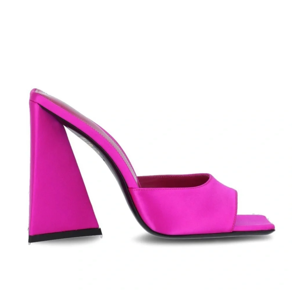 The Attico Devon Mule in Fuchsia - Picture 1 of 8